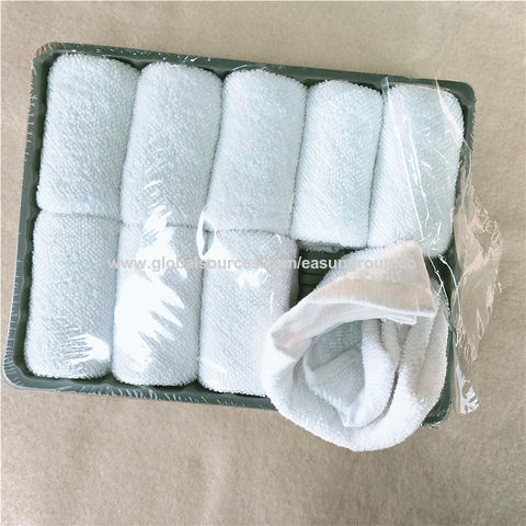 1PCS Cotton Face Towels Hotel Microfiber White Towels 30x30cm Hand