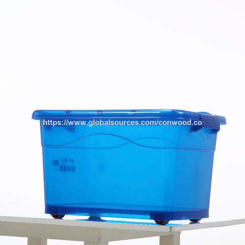 Contenedores de almacenamiento 2024, cajas de plástico multicolores y de diferentes tamaños, para almacenamiento doméstico, mudanzas. for sale at factory direct price