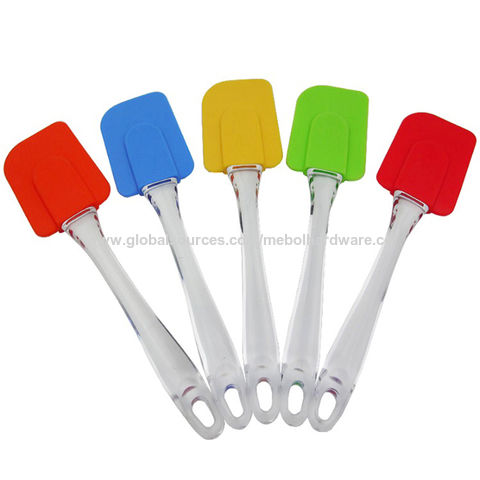 2 Pack Silicone Pan Scraper Kitchen Utensil Cleaning Spatula Cooking Baking  Tool