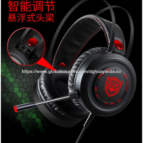 Casque Gaming JINDUN M02, noir, version 7.1, bonne qualité sonore stéréo pour jeux for sale at factory direct price