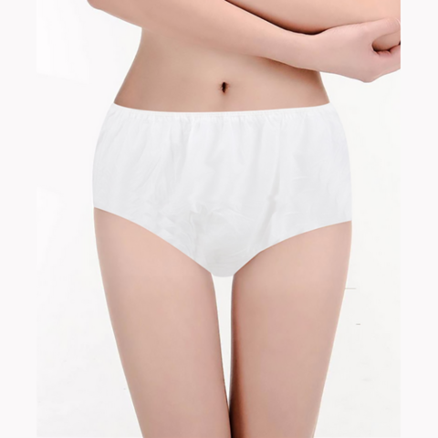 Wholesale Oem Women's Cotton Pp Non Woven Panties Shower Spa Disposable  Travel Underwear Pant - Buy China Wholesale Disposable Underwear $0.05