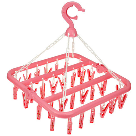 China 32 clips circular clothes drying hanger ,drying rack clothes ...