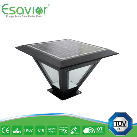 Esavior مصابيح LED شمسية للحديقة/الشارع/إضاءة الفيضانات/الخارجية بضمان 3 سنوات لإضاءة الحدائق for sale at factory direct price