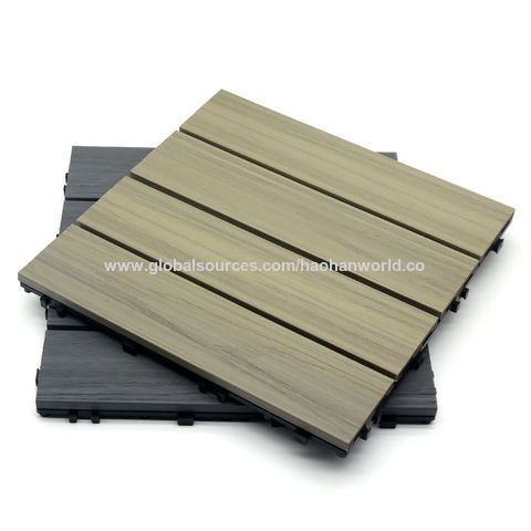 Wood Plastic Composite Decking Waterproof Outdoor Flooring - China