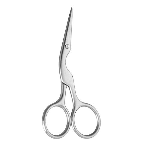 Buy Wholesale China Stainless Steel Curved Edge Eyebrow Scissors Small  Beauty Cosmetic Scissors Nose Hair Trimmers & Eyebrow Scissors at USD 0.65