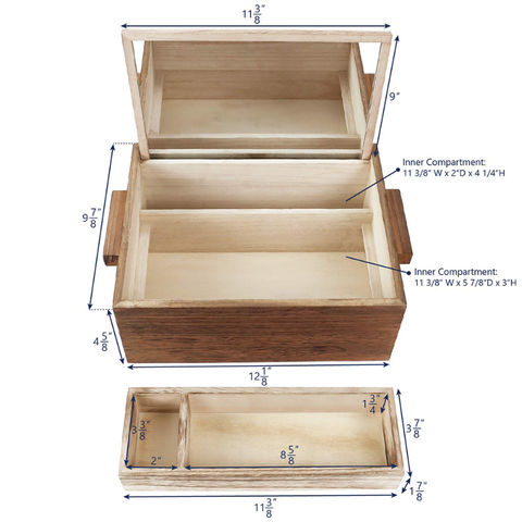 Custom Wooden Jewelry Box, Wooden Jewelry Box With Mirror Cost