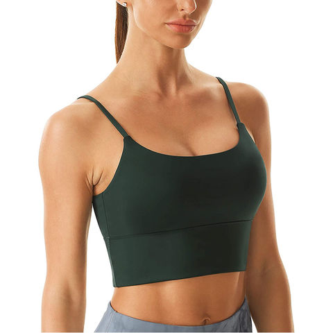 Trending Stylish Green Sling Backless Tank Tops Chest Pad Bra Underwears  Outer Wear Fashion Ladies - China Apparel and Bikini price