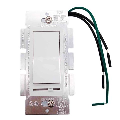 Ul Listed Us Standard 110v Wall Rocker Switch Dimmer Inc 600w Led150w ...