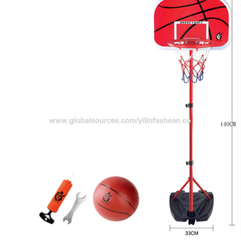 Portable Basketball Hoop Stand for Children Toy Sundlight Adjustable Kid Basketball Stand and Hoop Set for Indoors Outdoors