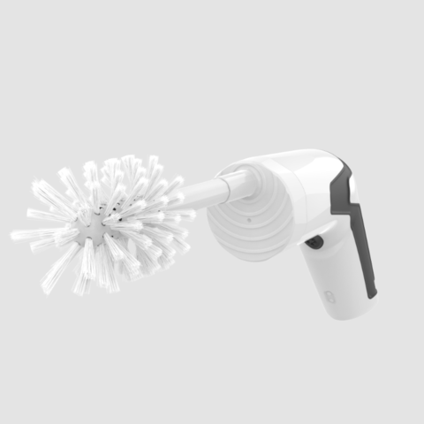 Small Size V Shape Baby Toilet Brush for Crevice Cleaning - China