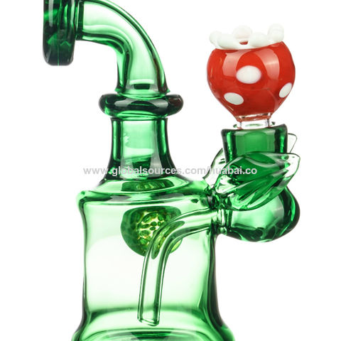 China Green 7″ freezable modular glass bong hookah water pipe tobacco bongs  Manufacturer and Supplier