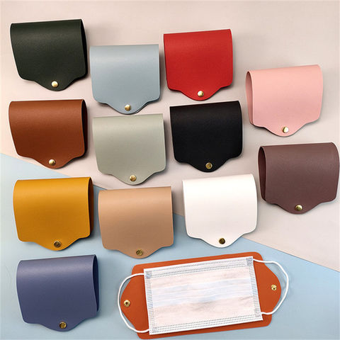 Étui en Cuir pour Masque Facial - Pochette de Protection Réutilisable, Audits LOREAL, AVON, BSCI et SEDEX for sale at factory direct price