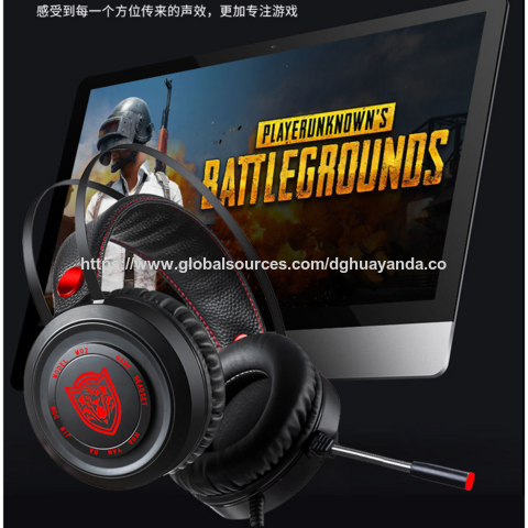 Casque Gaming JINDUN M02, Casque de Jeu RGB à LED 7 Couleurs, Vente Chaude
