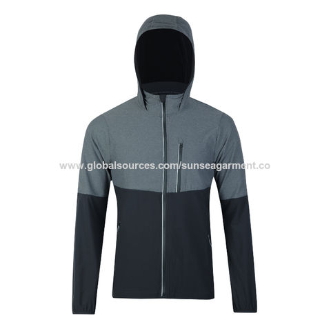 Mens Outdoor Jackets,Males Zipper Hooded Windproof Coat Outwear Jacket Sportwear 