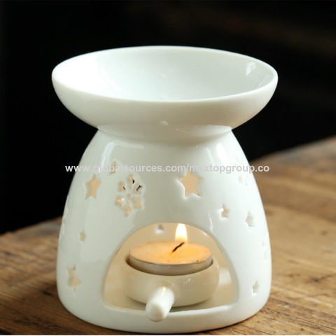 Buy Wholesale China Tealight Essential Oil Burner With Candle