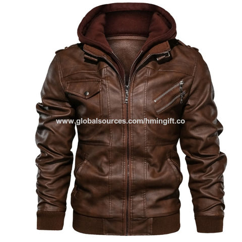 pu jacket for men