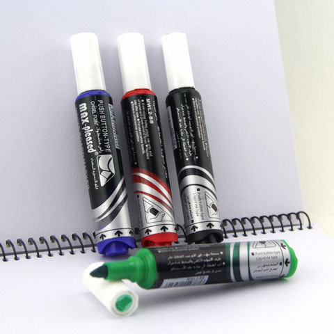 4pcs / set Tableau blanc magnétique effaçable stylos marqueurs