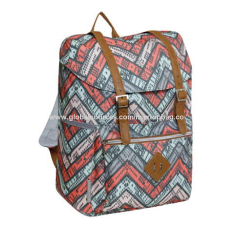 buckle flap backpack