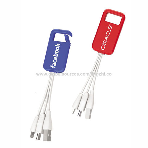 Caja redonda de plástico, USB Tipo-C, 2 en 1 Lightning y Micro USB for sale at factory direct price