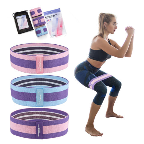 Resistance band set Textile - exercise bands - 3 pieces - Tunturi