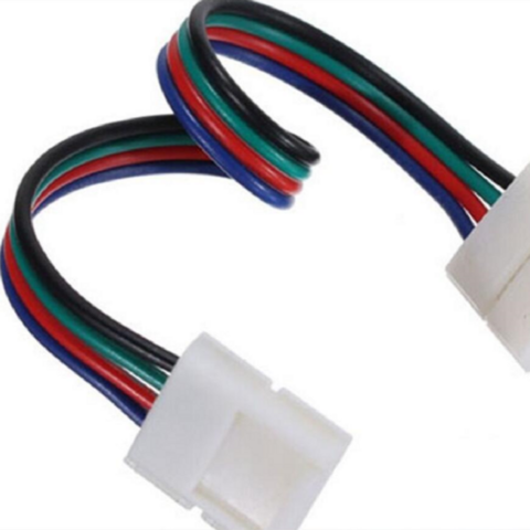 LED-Bare-Panel-Lichtleisten-Steckverbinder ohne Schweißen, 5050 RGB-Streifen, Schnallenkabel ohne Schweißen for sale at factory direct price