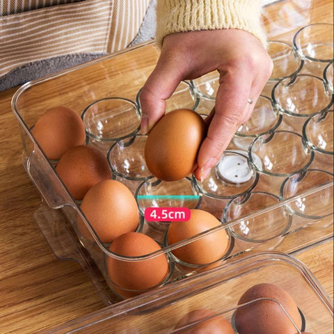 1pc Three-layer Egg Storage Holder For Refrigerator, Household Organizer  For Kitchen, Keeping Eggs Fresh