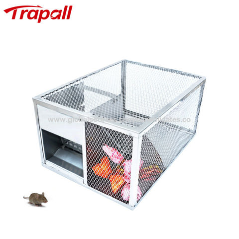 Large Rat Mouse Trap Catcher Metal Cage Spring Live Animal Rodent Pest  Control
