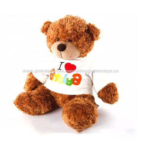 El algodón suave de oso de peluche personalizados para bebés