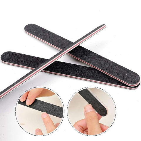 Buy Wholesale China Professional Double Sided 100/180 Grit Nail Files Emery  Board Black Manicure Tool And Nail Buffer & Nail Files at USD  | Global  Sources