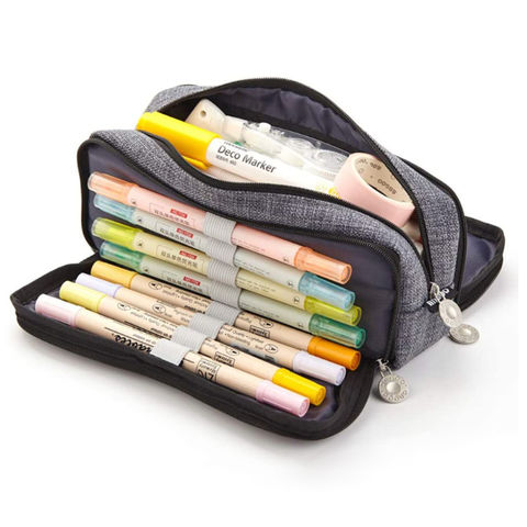 Trousse à Crayons de Grande Capacité, Accessoires Scolaires, Étui à Stylos Papeterie  fournitures scolaires fourniture scolaire