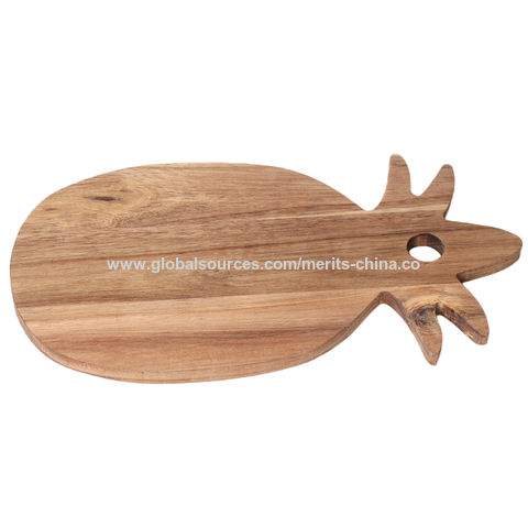 Buy Wholesale China Pineapple Shaped Acacia Wooden Serving Cutting Board, Chopping  Board, 12.8x6.7inch & Pineapple Shaped Serving Board at USD 1.8