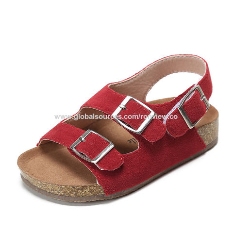 sandals with 2 buckle straps