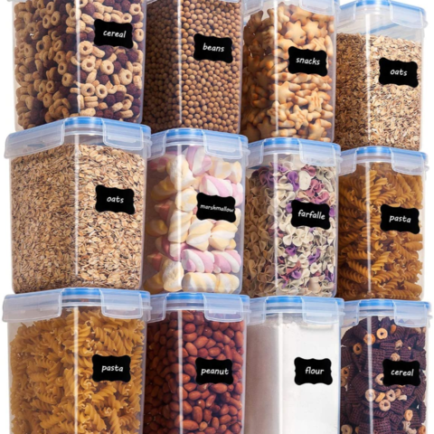 Buy Wholesale China Kitchen Transparent Sealed Pot Grain Cereal Storage  Container Airtight Food Containers & Cereal Storage Container at USD 2.75