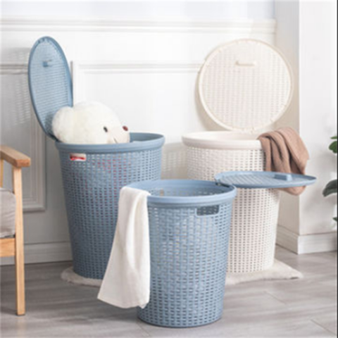 1pc Wall-Mounted Laundry Basket for Bathroom - Large Folding Dirty Clothes  Basket with Plastic Storage - Convenient and Organized Dirty Clothes