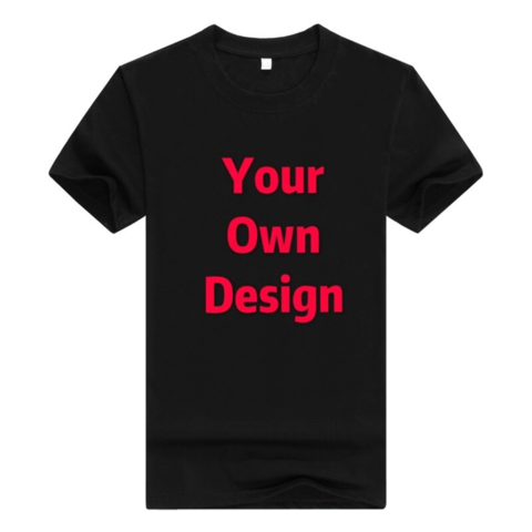 Custom T Shirt Printing Blank T-Shirt with Logo for Men Your Own