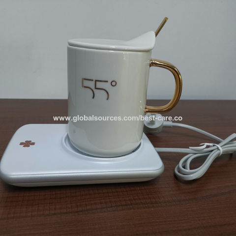 Buy Wholesale China Glass Coffee Mug With Plate Set, With Etched