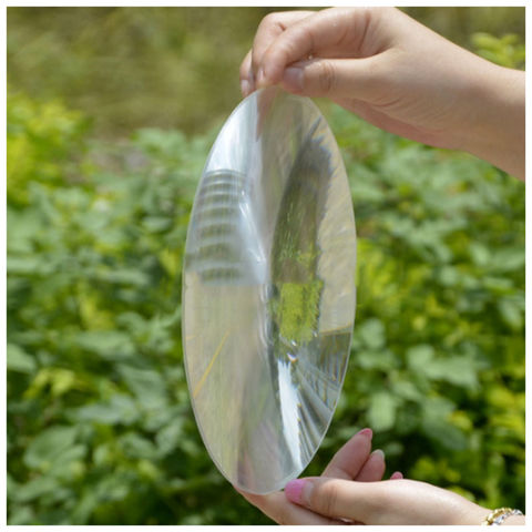 300mm Diameter PMMA Fresnel Lens – 400mm Focal Length Solar Concentrator