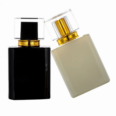 black and gold perfume bottle