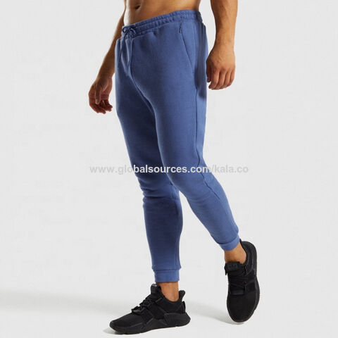 Herren Gym Sweat Workout Fitnesshose mit individuellem Logo, Herren Sport Jogginghose mit Seitenstreifen, XXL for sale at factory direct price