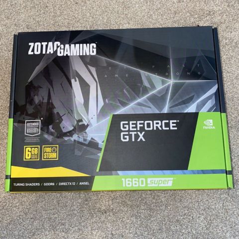 Zotac Gaming Geforce Gtx 1660 Super 6gb Gddr6 (new In Sealed Box