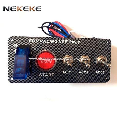 OEM 4 gang Toggle switch RACING PANEL 12V WITH ENGINE START AIRCRAFT TYPE  Manufacturer and Supplier