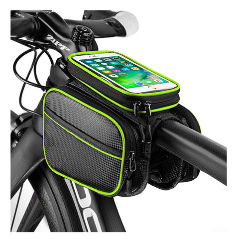 huffy handlebar cooler bolsa with smartphone pocket