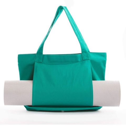 Hot Sale Eco Friendly Shopping Bag Yoga Pilates Mat Bag Basic Canvas Tote  With Mat Carrier Pocket, Canvas Tote Bag, Canvas Bag, Beach Bag - Buy China  Wholesale Yoga Mat Bag $1.68