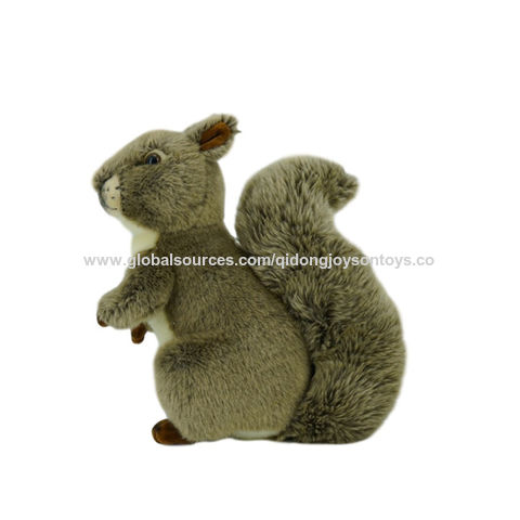 Simulation Squirrel Plush Stuffed Doll Animal Toy Children Gift Home Decor P~ng 