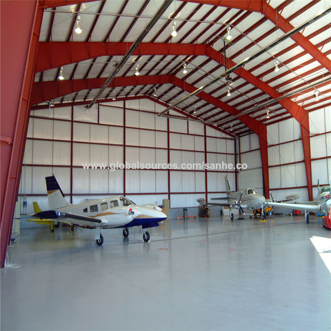Buy Wholesale China Airplane Hangar Steel Structure Construction  Prefabricated Hangars & Hangars at USD 35 | Global Sources