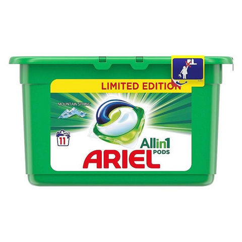 New Ariel 3 in 1 PODS Regular Washing Capsules Liquitabs 42 Washes Stain Remover 