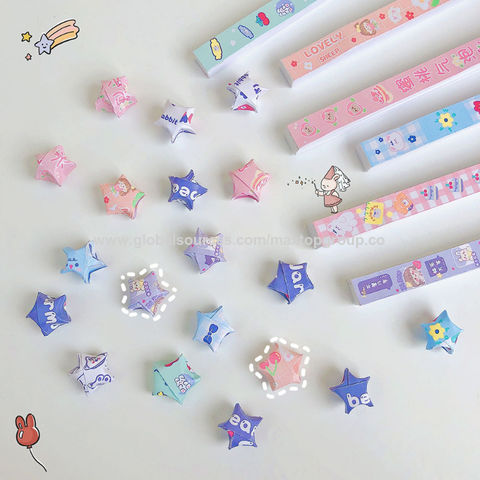 Cute Bunny Origami Lucky Star Paper Strips Star Folding DIY Pack