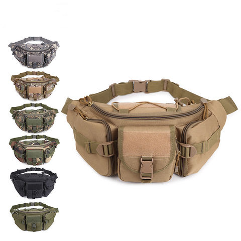 Outdoor Men Tactical Military Travel Hiking Water Bottle Fanny Pack Waist Bag H 