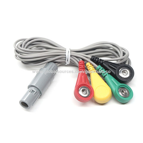 Lead Line Instrument Buy Wholesale China Lemo Male Medical Line, Ecg Ekg Medical Female ...