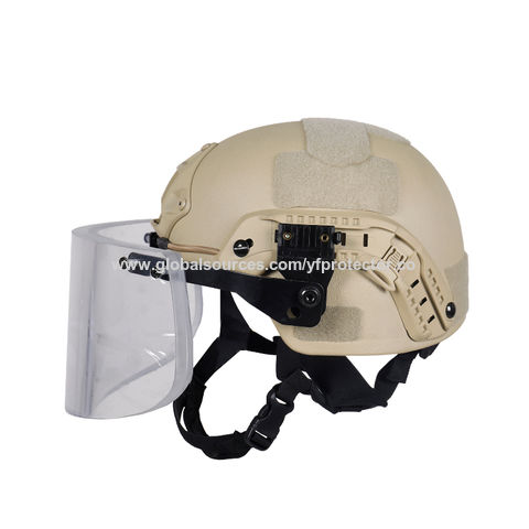 Tactical Aramid Ballistic TAC Helmet Bulletproof High Cut Combat Armor NIJ IIIA 